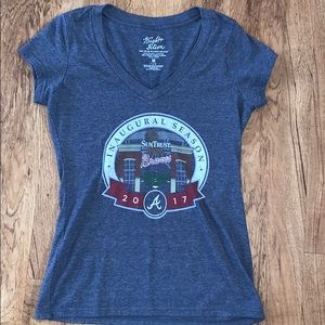 Atlanta Braves V-Neck T-Shirt